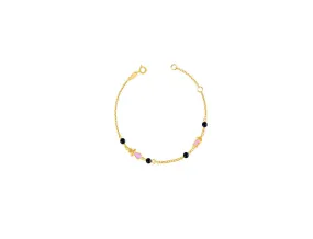 18K Gold Bracelet It's a Girl!! Nazariya <br> Baby Love Collection