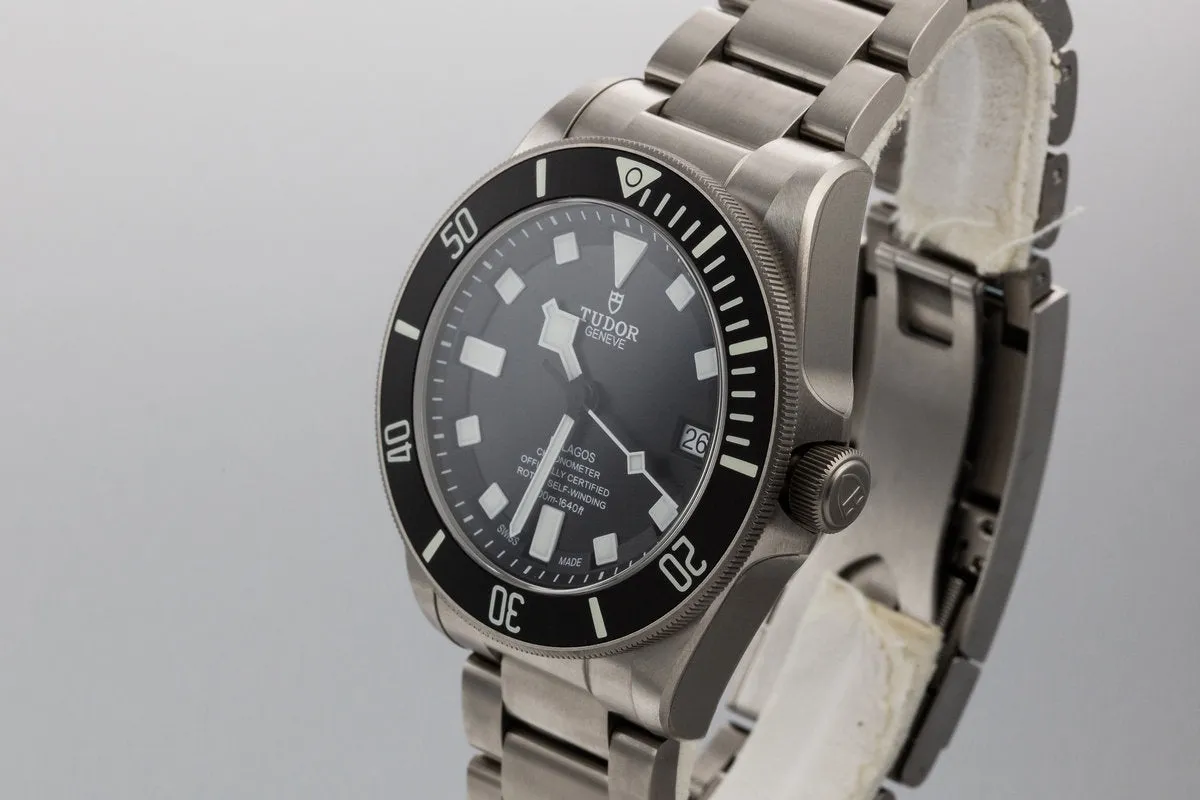 2018 Mint Tudor Titanium Pelagos 25600TN with Box and Papers