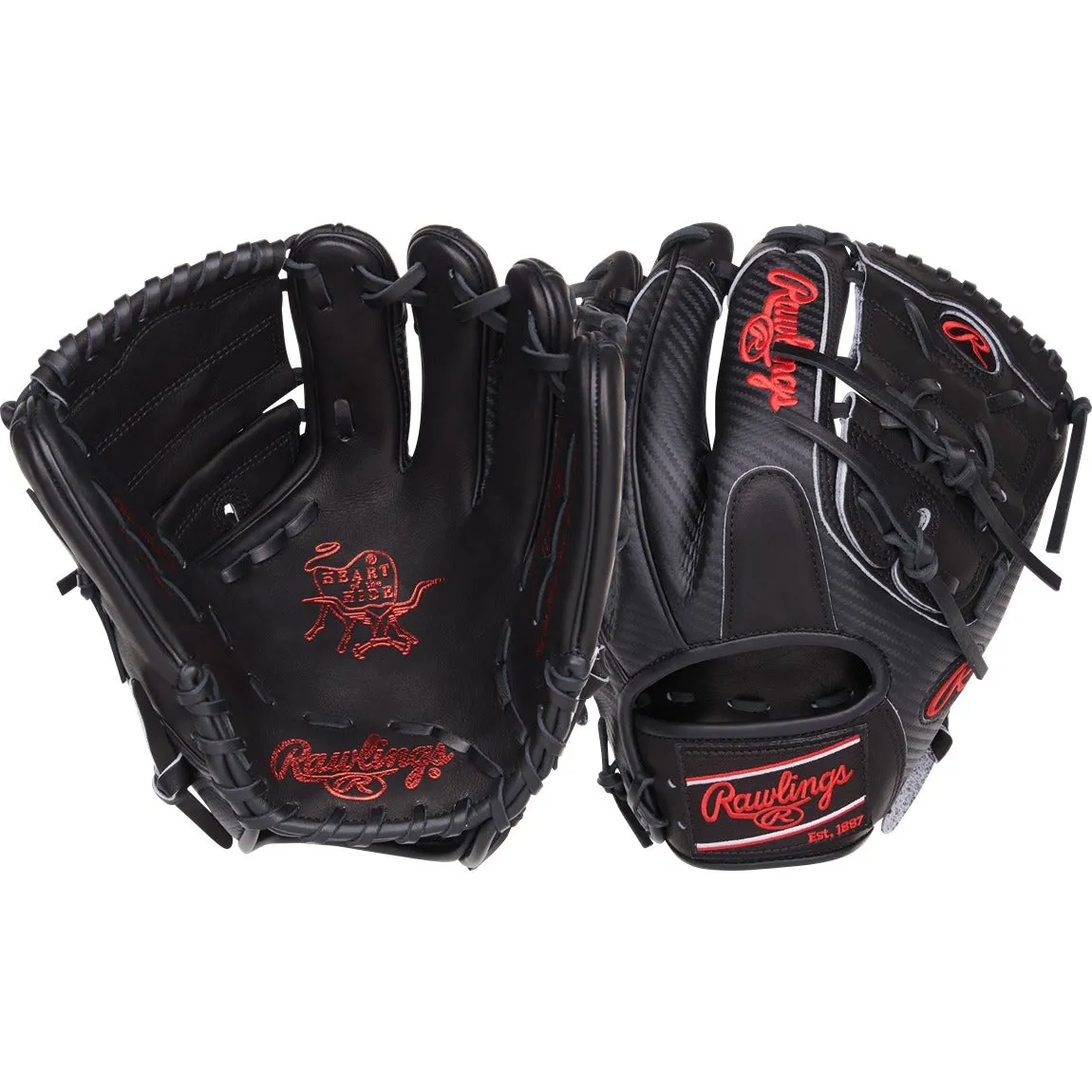 2025 Rawlings 11.75" Heart of the Hide Infield Glove (PROR205-9BCFS)