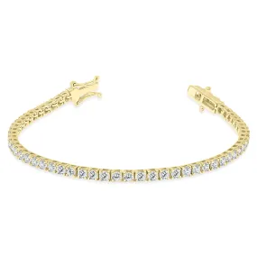 6 Carat Tw Diamond Tennis Bracelet In 14K Yellow Gold