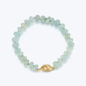 Aquamarine Beaded Bracelet