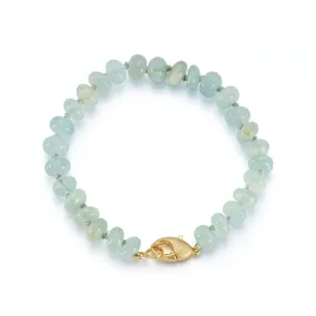 Aquamarine Beaded Bracelet