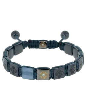 Aquamarine Lock Bracelet