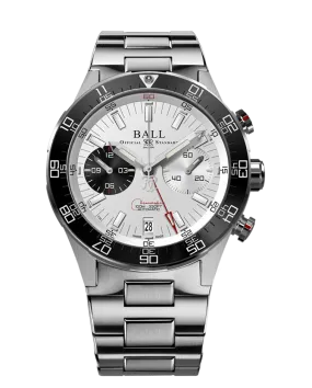 Ball Roadmaster Rescue Chronograph - DC3180C-S1CJ-BK - Silver