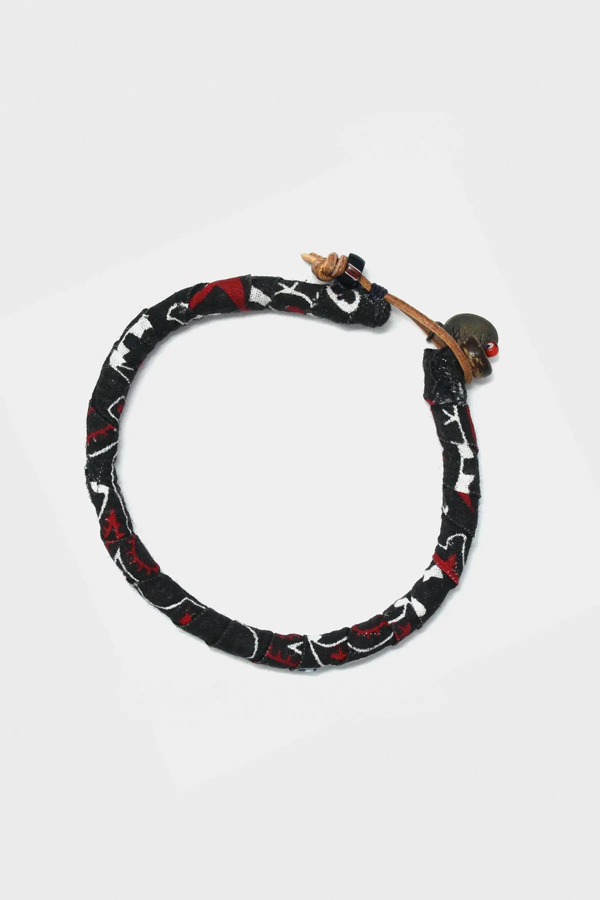 Bandana Bracelet - Black/Red