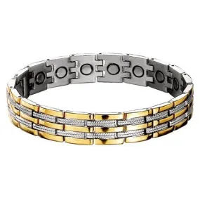 Bio Magnetic Titanium Bracelet Bio Magnetic Therapy Energy Health Metal Bracelet For Men & women