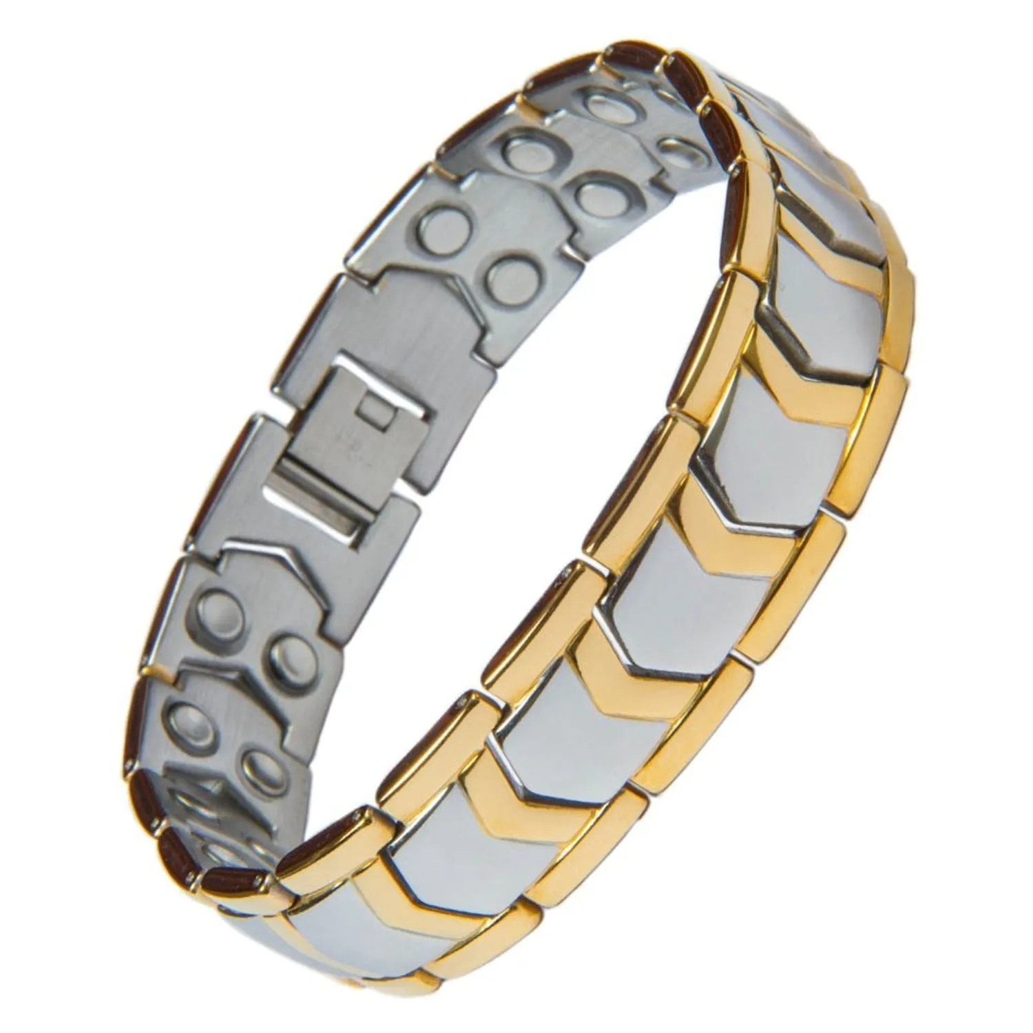 Bio Magnetic Titanium Bracelet Bio Magnetic Therapy Energy Health Metal Bracelet For Men & women