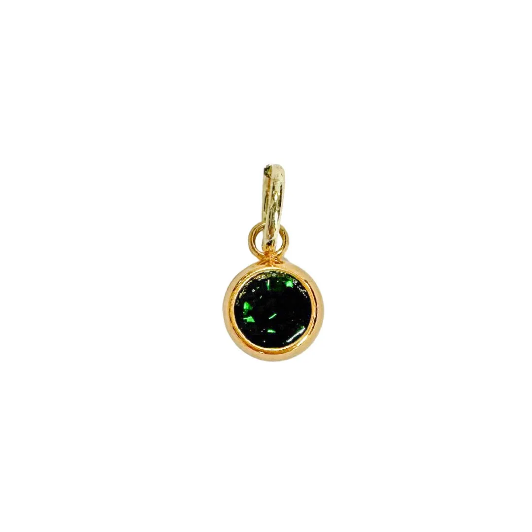 Birthstone Zircon Charm For Charm Necklace & Bracelet