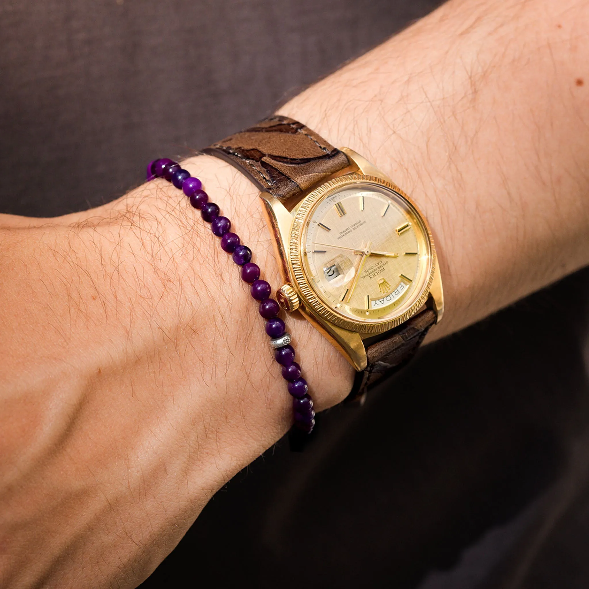 Blossom Glance - Jade and Silver Bracelet