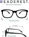 Blue-Light-Blocking-Reading-Glasses-Black-3-25-Magnification-Computer-Glasses