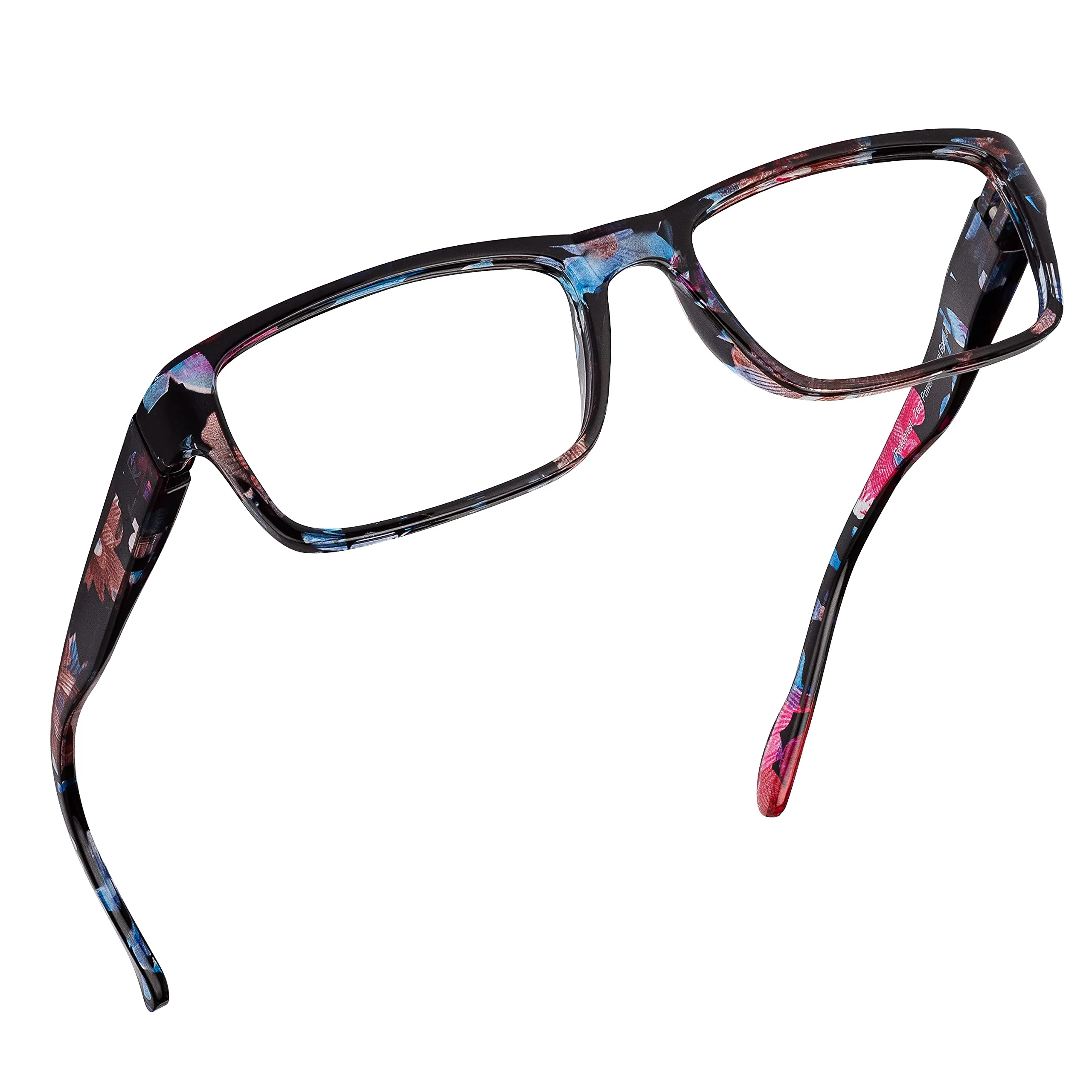 Blue-Light-Blocking-Reading-Glasses-Floral-3-25-Magnification Anti Glare