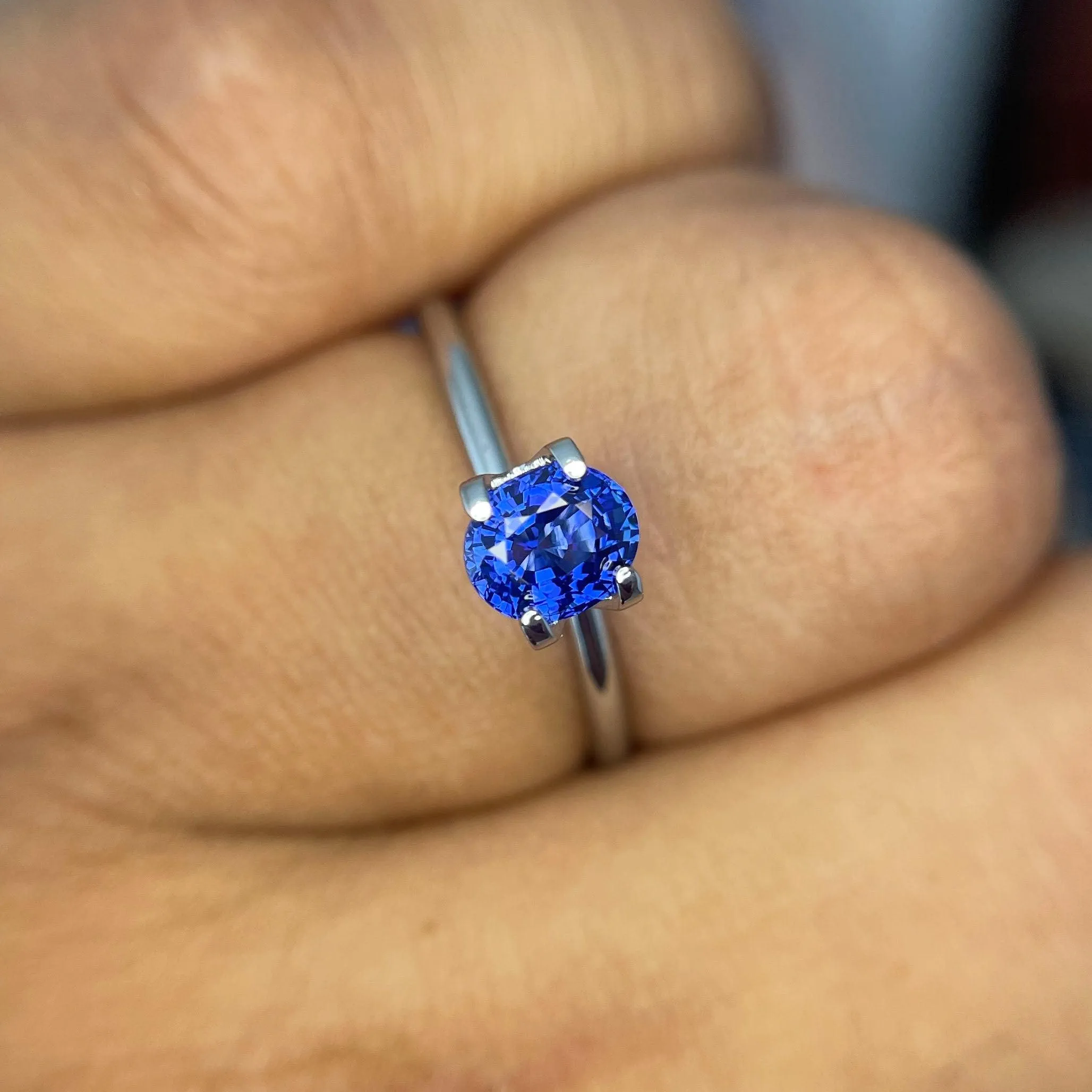 blue sapphire sri lanka online buy ceylon blue sapphire genuine neelam stone safir 1.05 crt royal blue engagement ring matching wedding band. cornflower blue sapphire