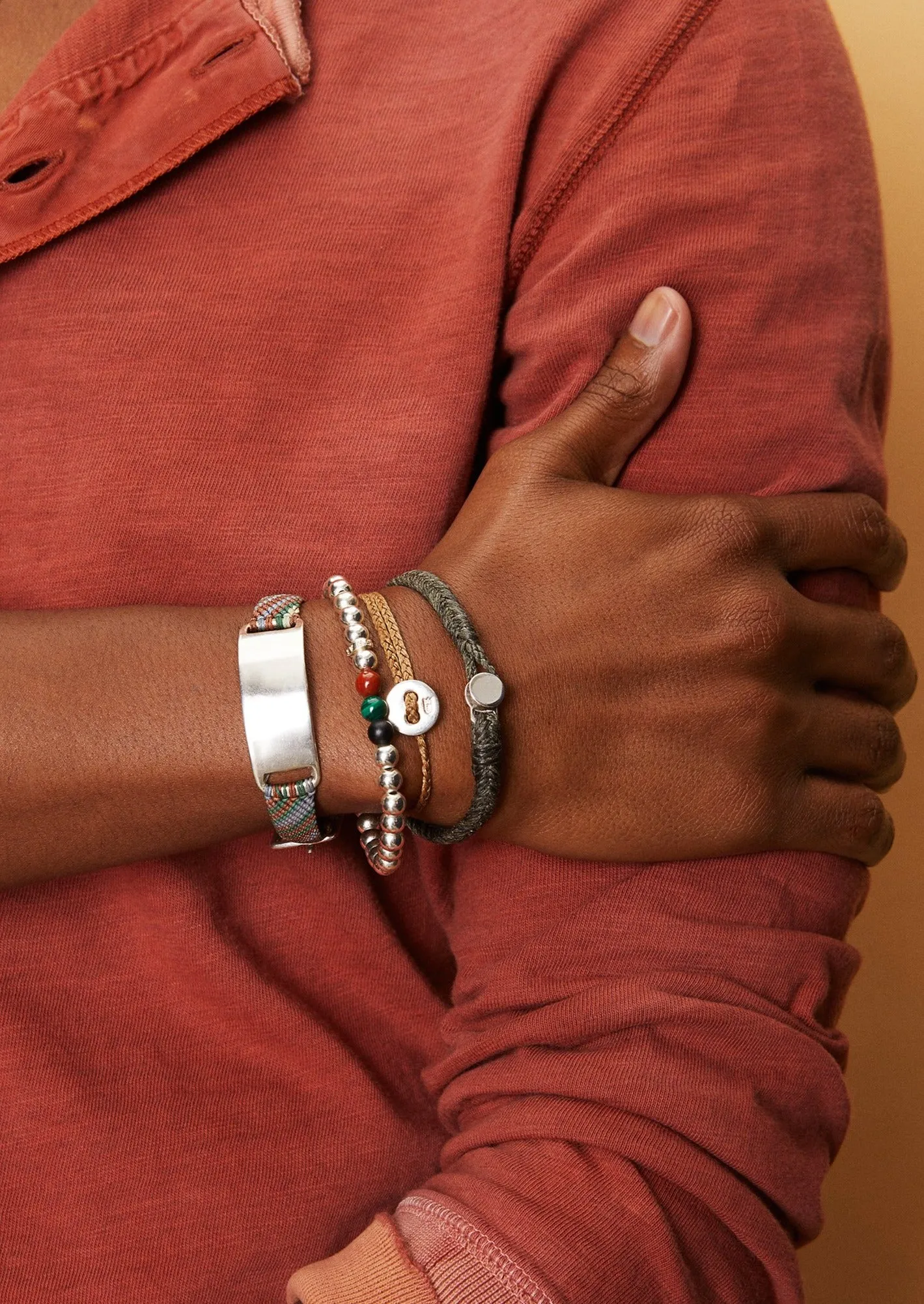 Bondi Bracelet in Silver with Mixed Stones