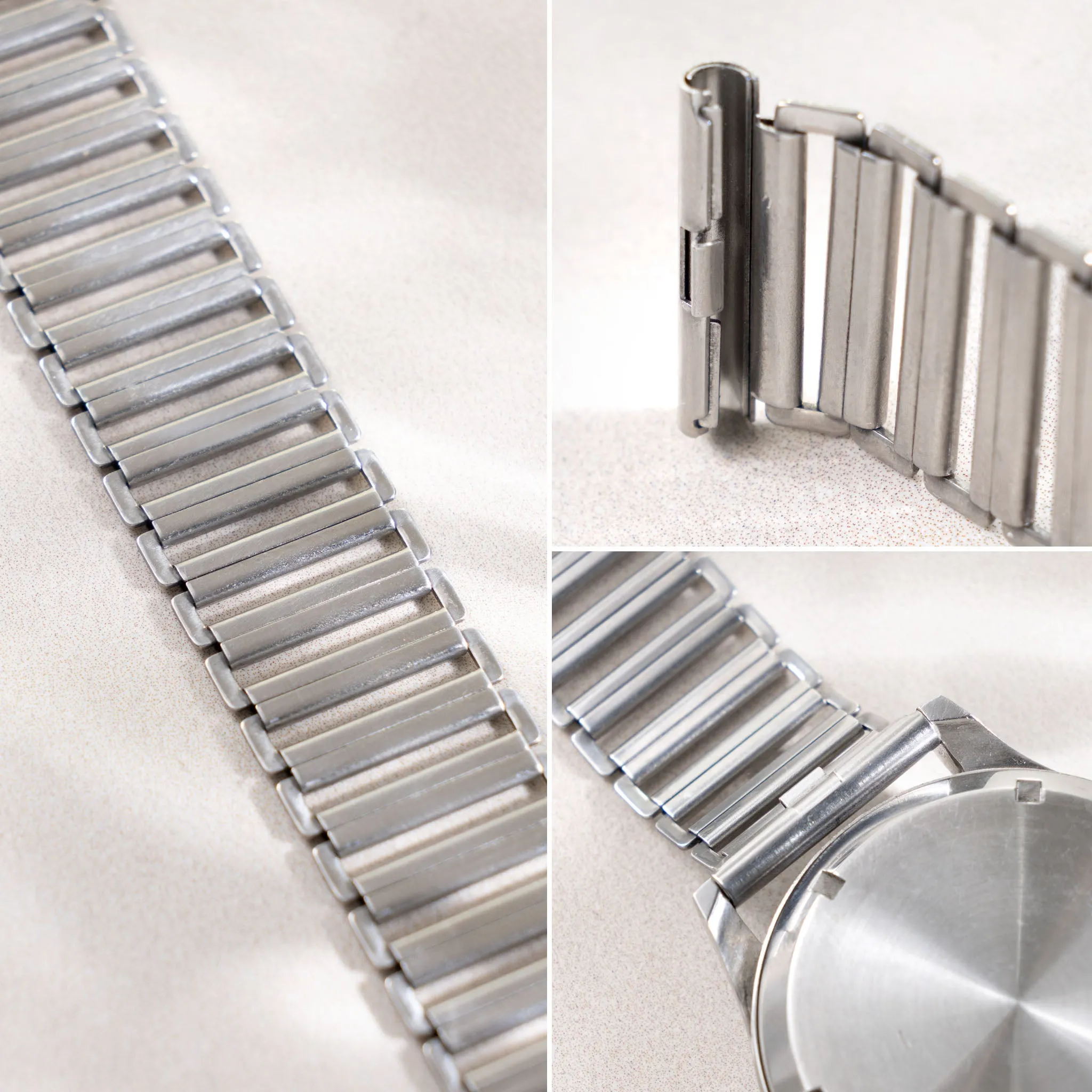 Bonklip Bamboo Steel Watch Bracelet for fixed bars Watches