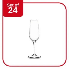 BORMIOLI ROCCO ELECTRA FLUTE 240ml CLEAR (1.92343) (Set of 24 )