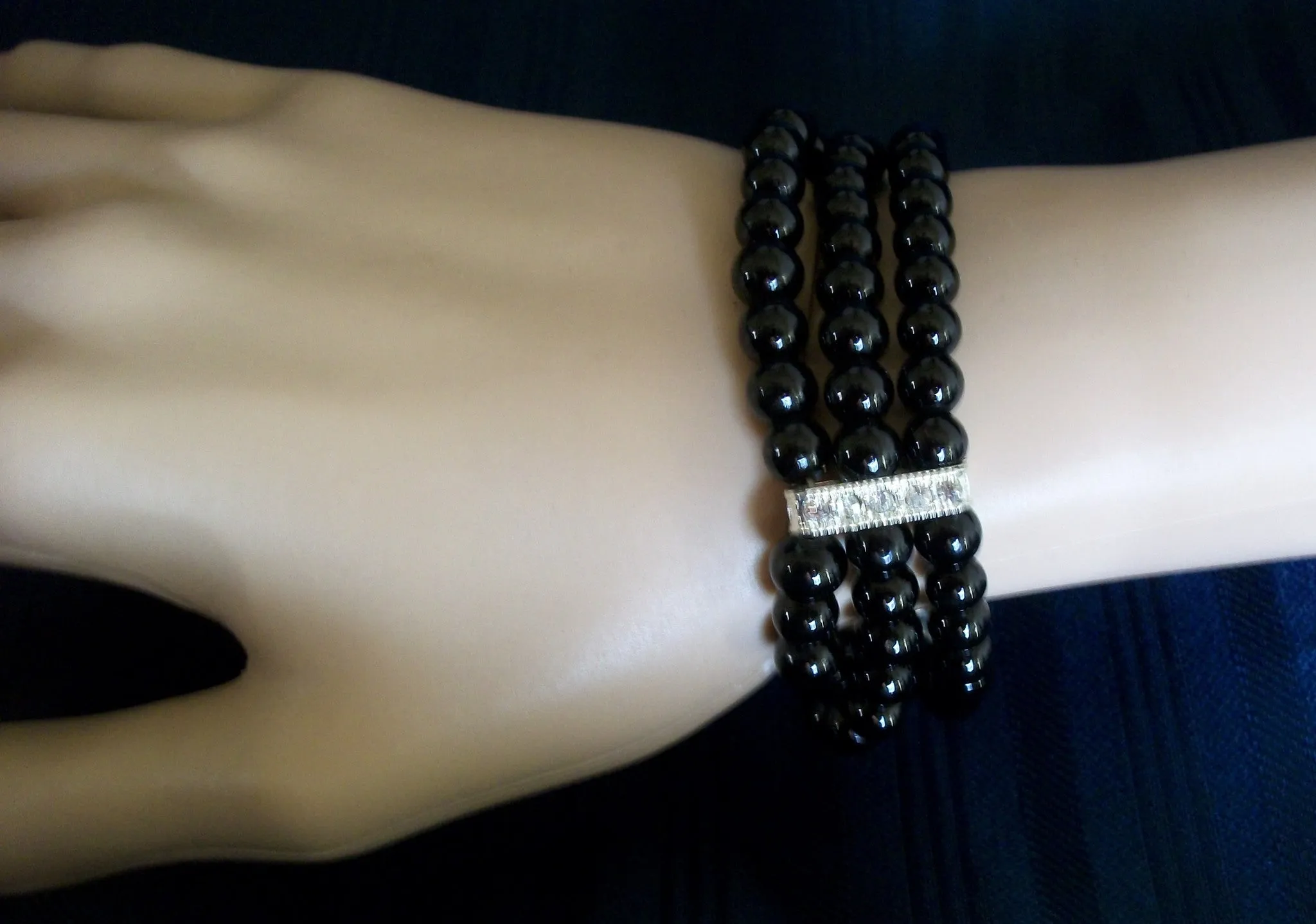 Bracelet 326 Black Pearl Bracelet