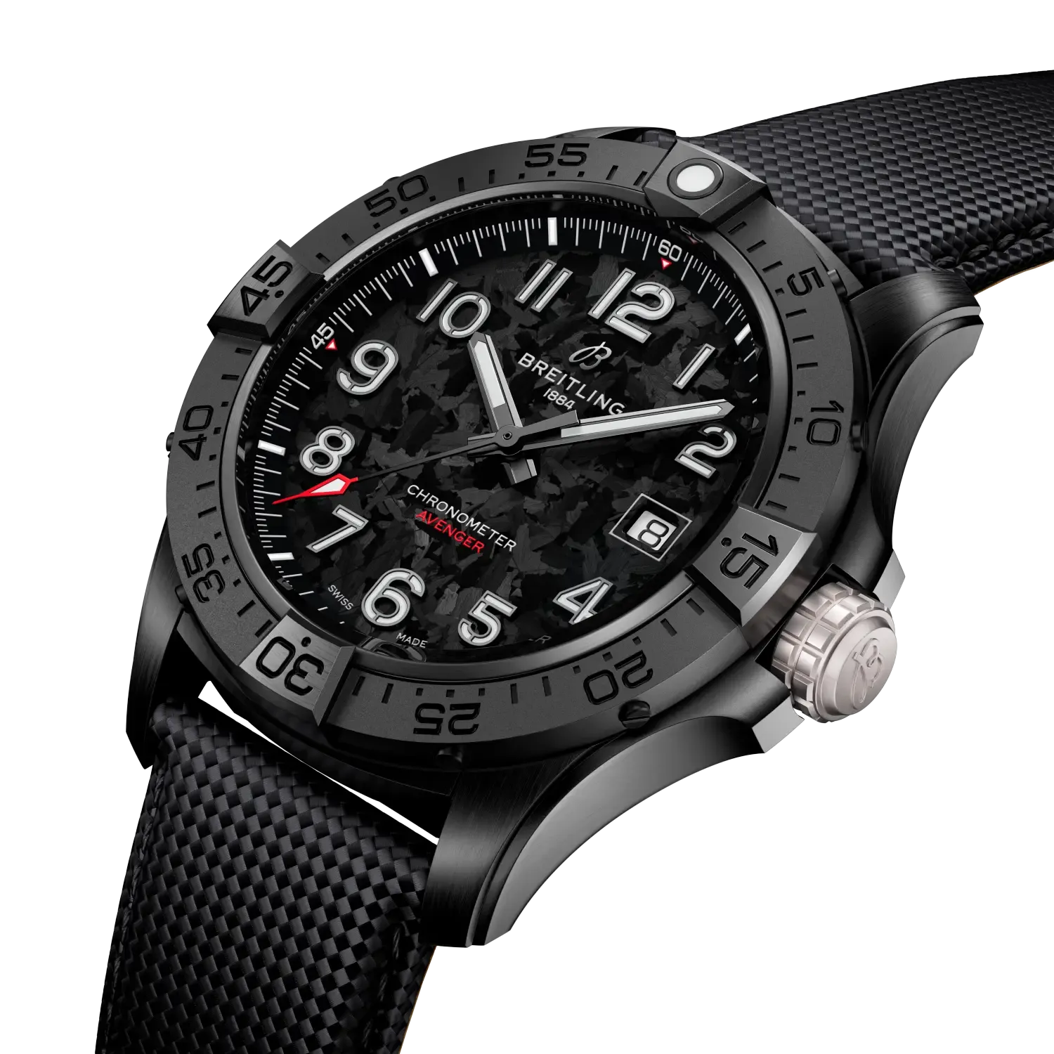 Breitling Avenger Automatic 42 Night Mission Watch with Carbon Dial