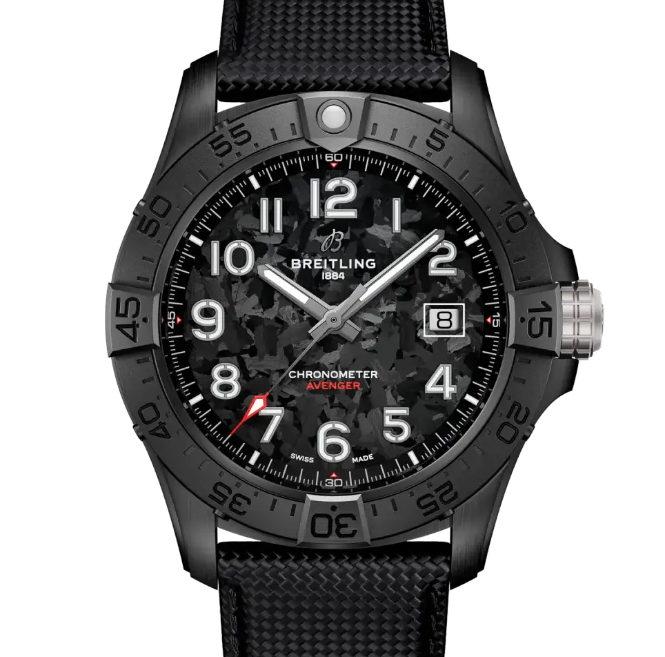 Breitling Avenger Automatic 42 Night Mission Watch with Carbon Dial