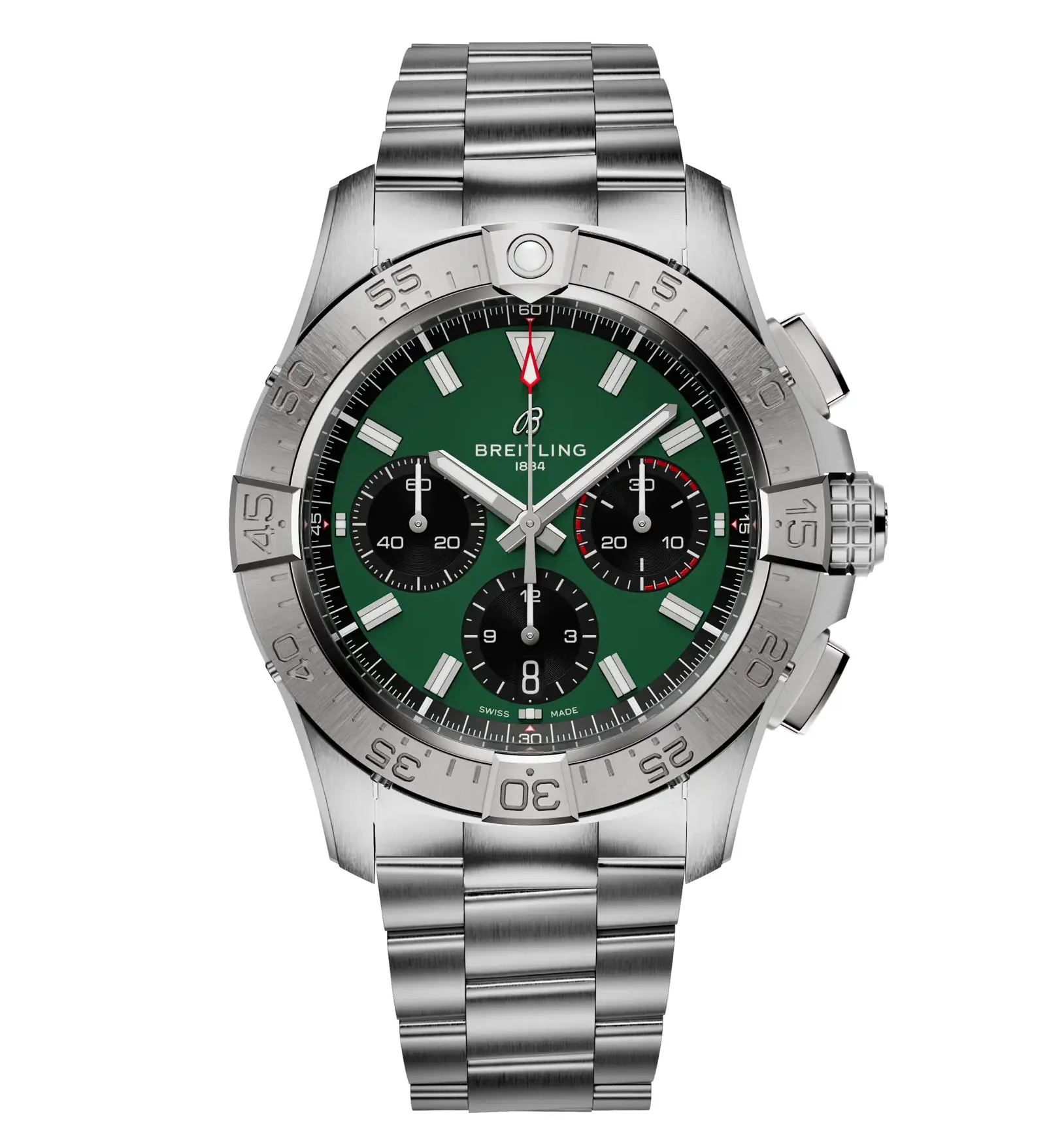 Breitling Avenger B01 Chronograph 42 Watch with Dark Green Dial