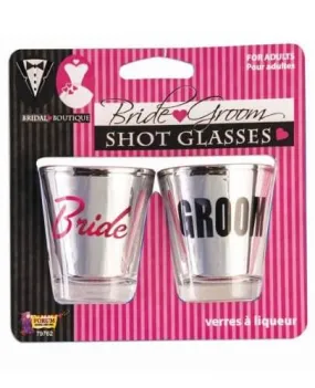 Bride & Groom Shot Glasses