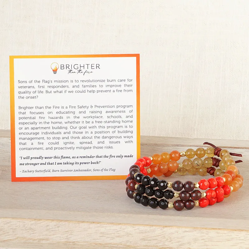 Brighter Than the Fire Mini Bracelet | Sons of the Flag X Charliemadison Collaboration