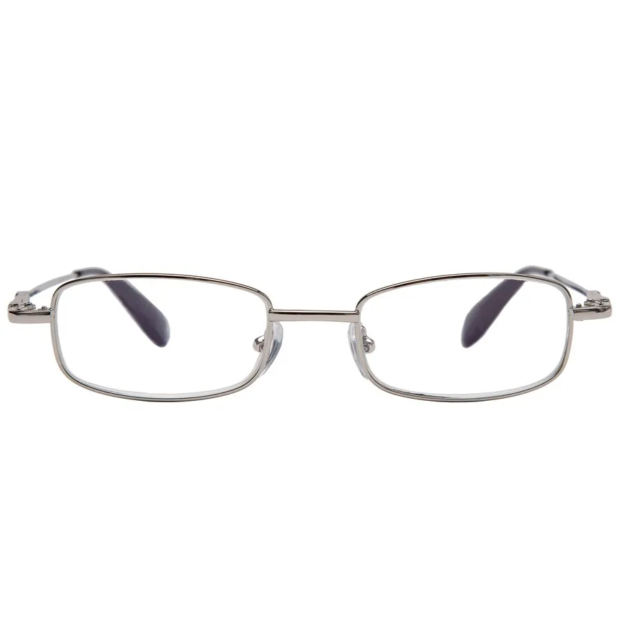 Brightzone Unisex Full Rim Rectangle Alloy Reading Glasses