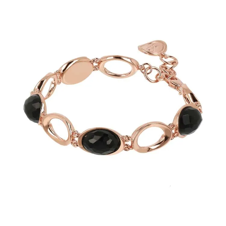 Bronzallure Felicia Black Onyx Bracelet