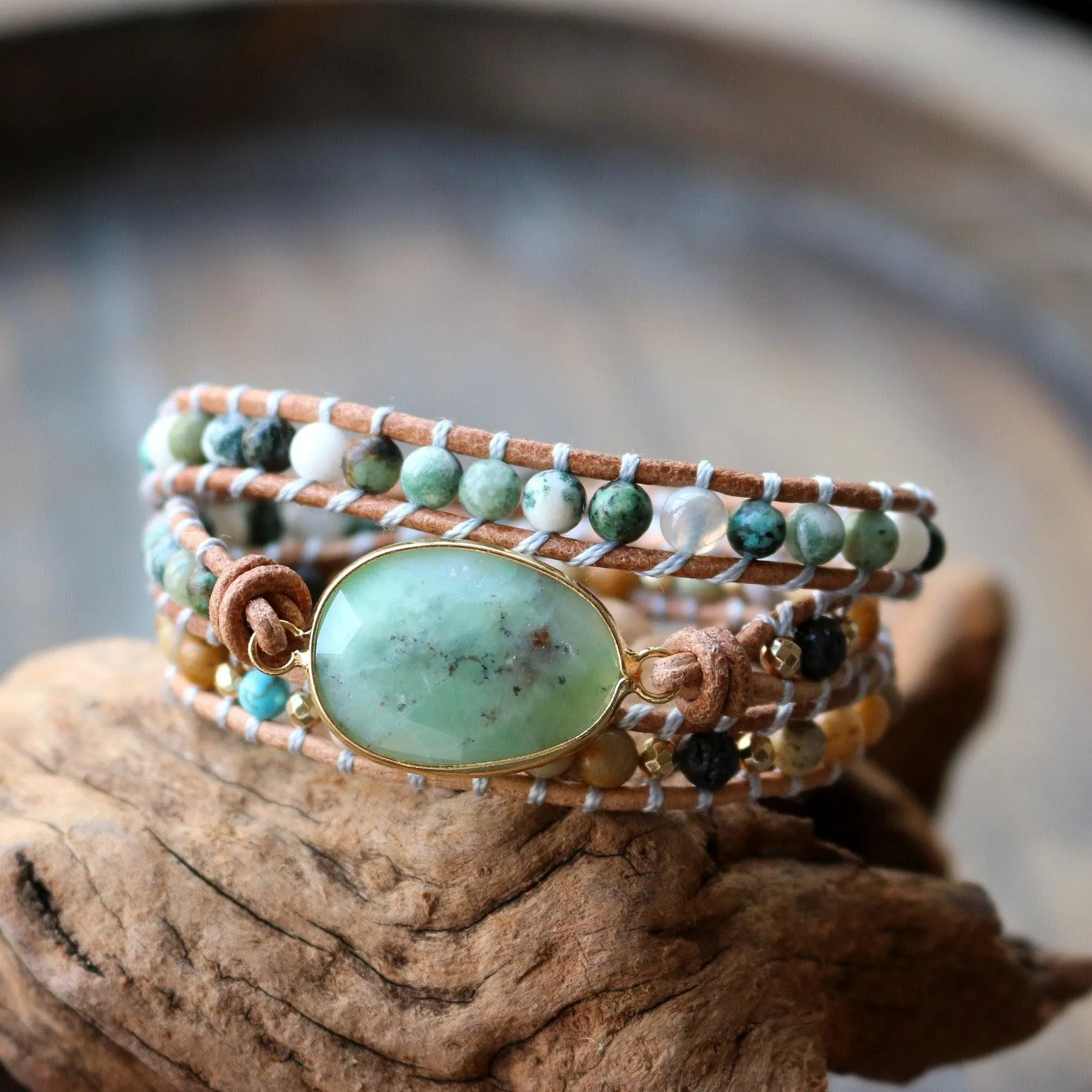 Buddhisttemple Discover Harmony and Prosperity with Natural Jade Stone Bracelet