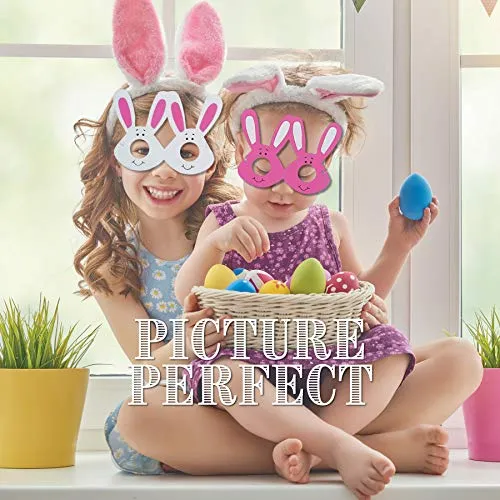 Bulk Party Pack Easter Bunny Glasses for Easter Basket Stuffers, Easter Party Favors Fits