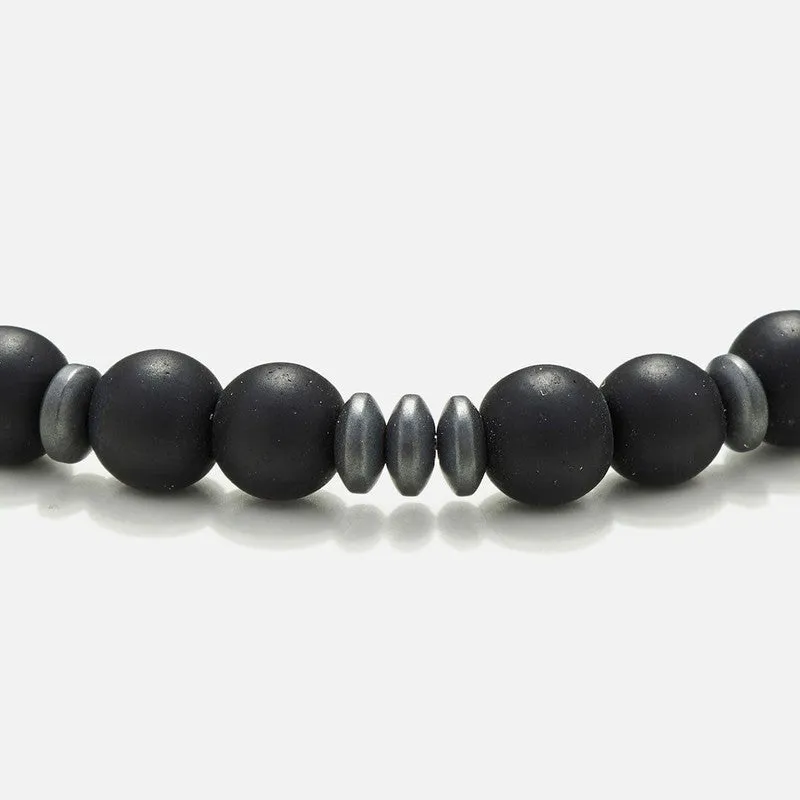 Chrysostomos Handmade Bracelet with Onyx