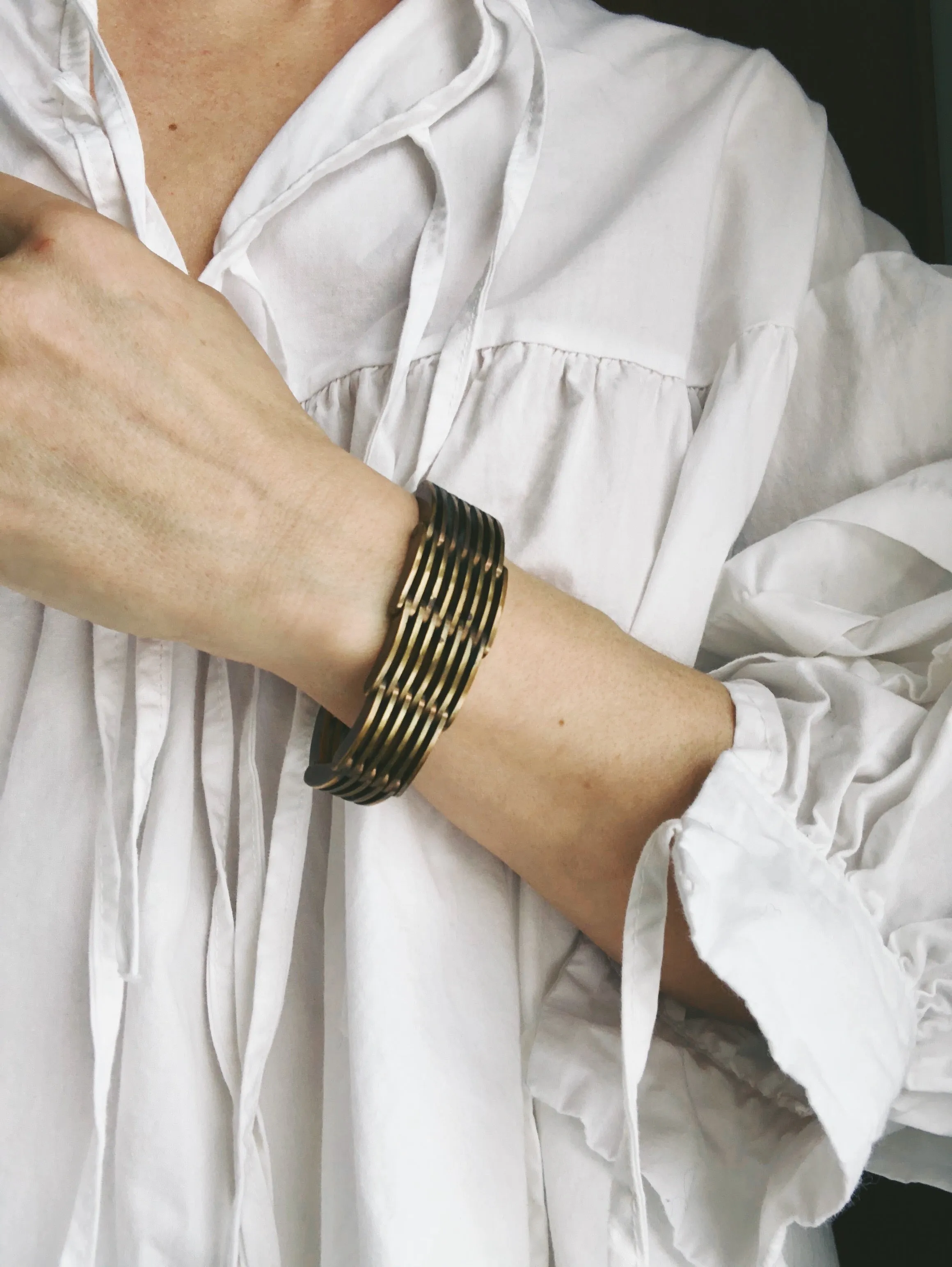 Cité Radieuse Brass Bracelet