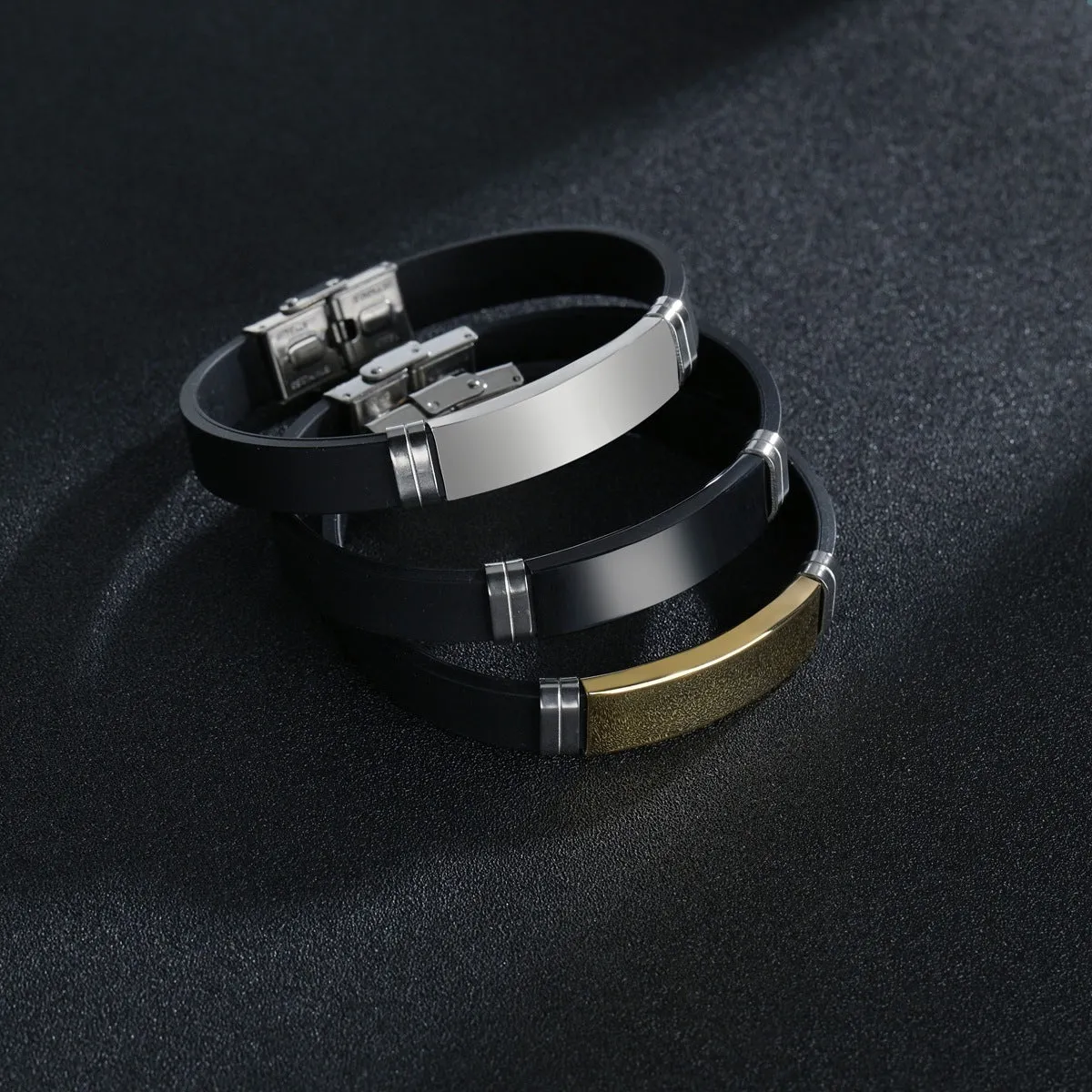 Classic Titanium Steel Bracelet for Men - Fade-Resistant European-inspired Design