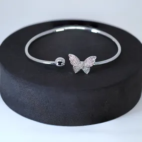 CZ Dainty Butterfly Bangle Bracelet, Bridesmaid Proposal, Bridesmaid Bracelet, Bridesmaid Gift Box, Will You Be My Bridesmaid, Tie the Knot