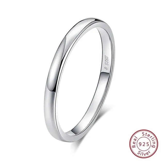 CZ Ring in Sterling Silver - Sz 5-11