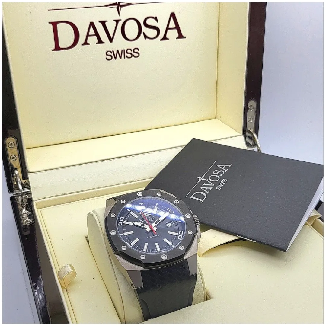 DAVOSA Titanium 1007-2824 Carbon Edition 49mm Automatic Watch