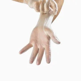 Disposable Vinyl Gloves - 4 mil Clear Powder-Free 100/Box - DV4100CF - Workeze Sold By Wipeco Industries