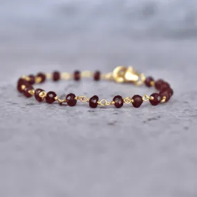 Divine Love  - Garnet Bracelets