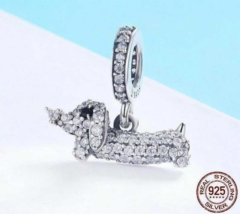 Dog Dachshund Pendant Charm Jewelry Without Chain - SCC709