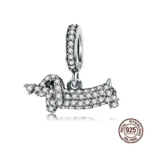 Dog Dachshund Pendant Charm Jewelry Without Chain - SCC709