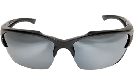 Edge Eyewear SDK117-G2 Khor G2 - Black Frame / Silver Mirror Lenses