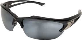 Edge Eyewear SDK117-G2 Khor G2 - Black Frame / Silver Mirror Lenses