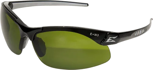 Edge Eyewear Zorge G2 DZ11-IR3-G2 Black Frame IR3 Light Welding Lens Glasses