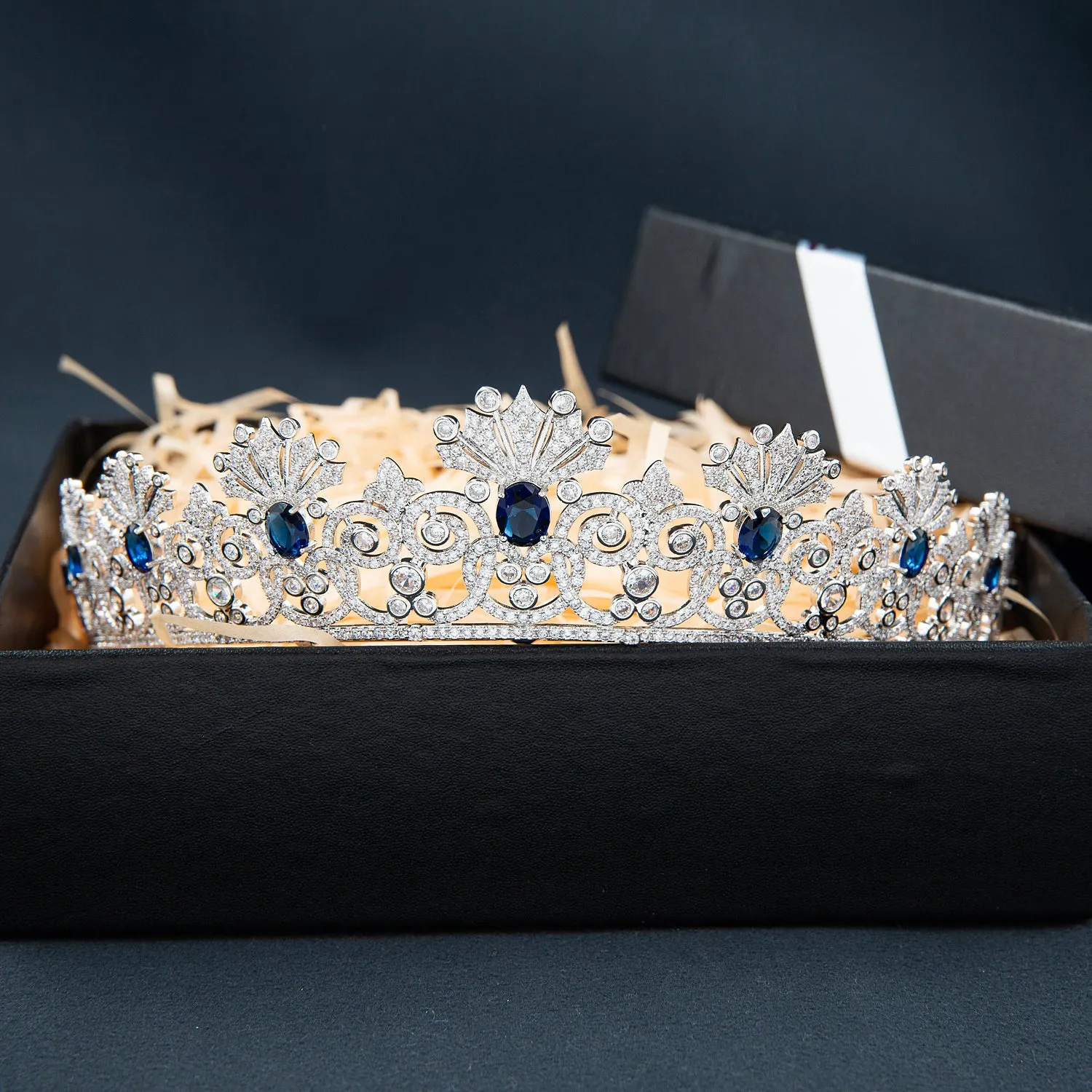 Empress Alexandra Feodorovna’s Kochli Sapphire Replica Tiara,Collection Jewelry CH10430BLU