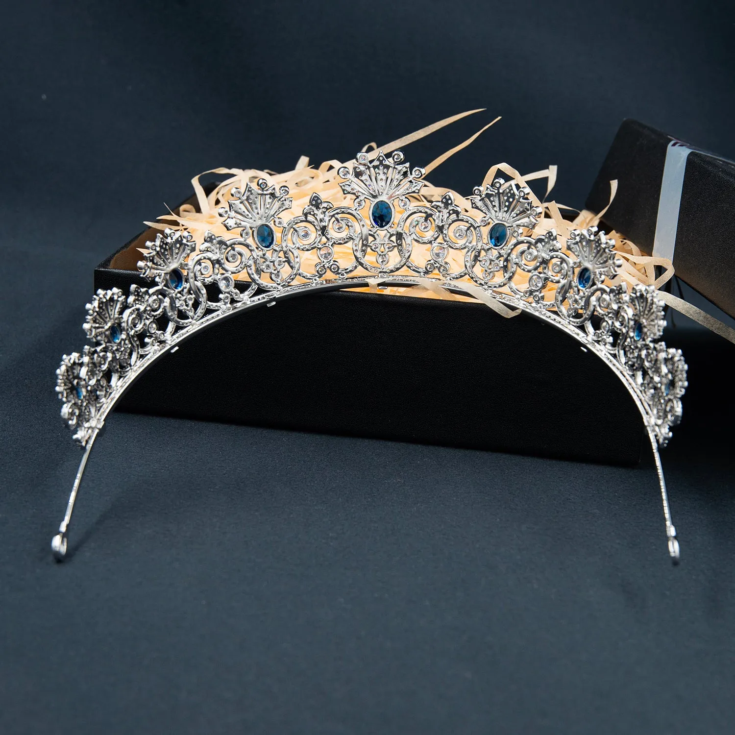 Empress Alexandra Feodorovna’s Kochli Sapphire Replica Tiara,Collection Jewelry CH10430BLU