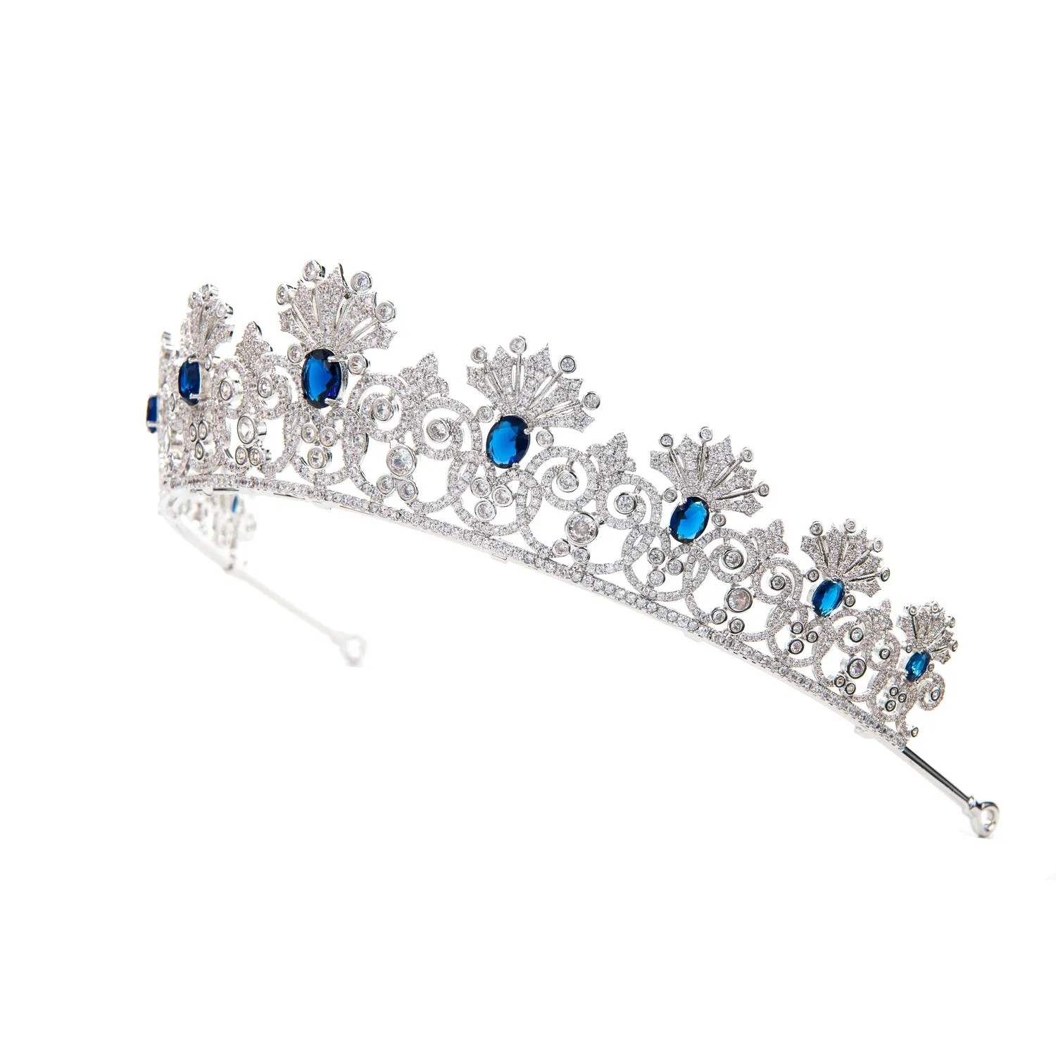 Empress Alexandra Feodorovna’s Kochli Sapphire Replica Tiara,Collection Jewelry CH10430BLU