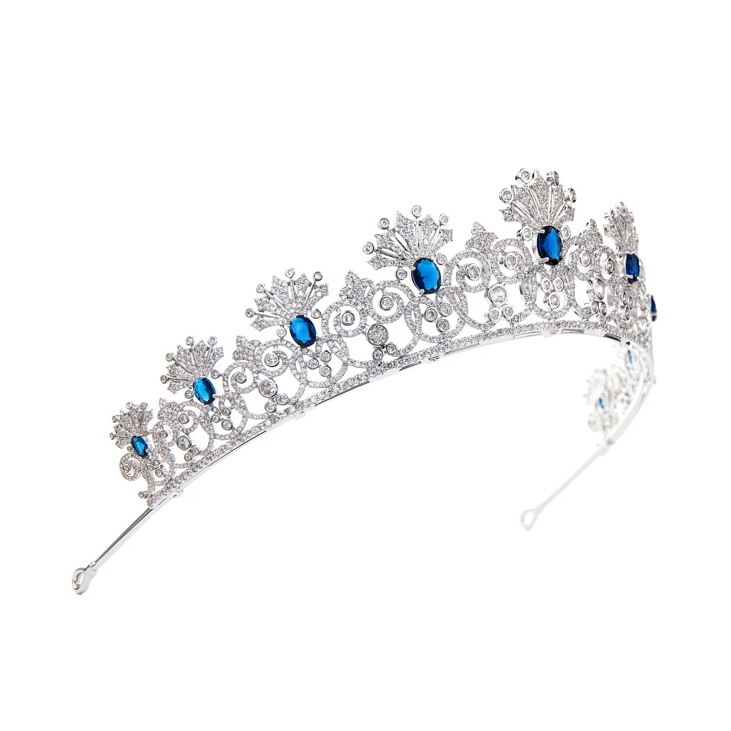 Empress Alexandra Feodorovna’s Kochli Sapphire Replica Tiara,Collection Jewelry CH10430BLU