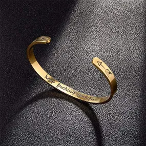 Engraved bracelet - a heartfelt gift