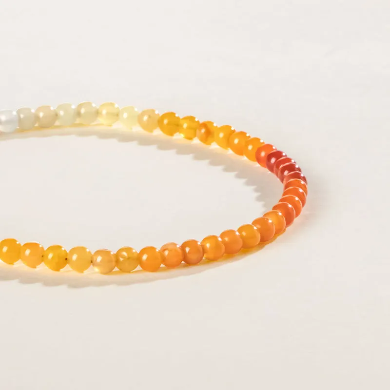 Ethereal Elegance: Natural Myanmar Yellow Jade Bracelet with Retro High-End Design