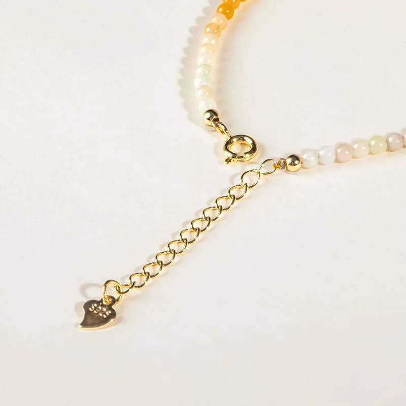 Ethereal Elegance: Natural Myanmar Yellow Jade Bracelet with Retro High-End Design