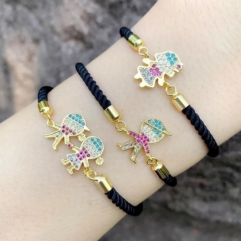 Fashion Bracelet Yiwu  Wholesale Korean Classic Boy Girl Couple Bracelet Gift